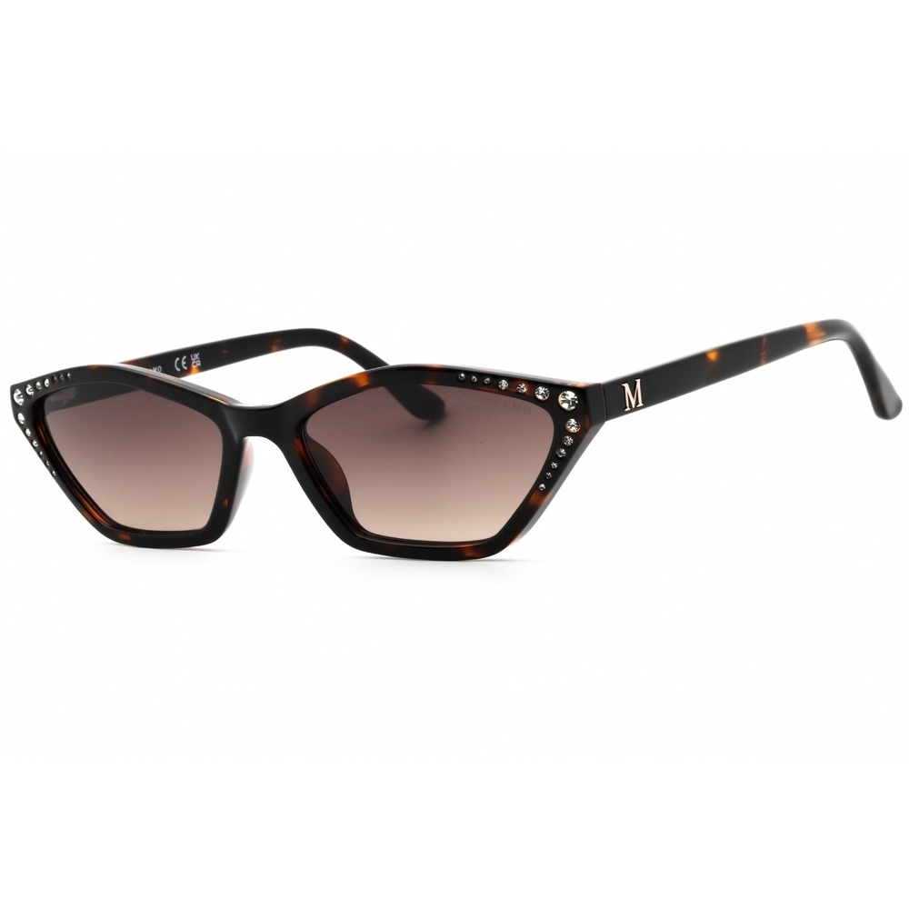 Marciano by Guess Tortoise‎ Cat Eye Rhinestone Sunglasses GM00002 52F 56mm New